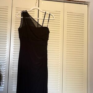 Ralph Lauren One Shoulder Black Dress